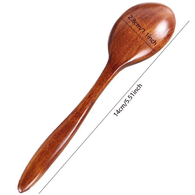 Purease Small Wooden Spoons Set – BPA Free Coffee Tea Dessert Spoons