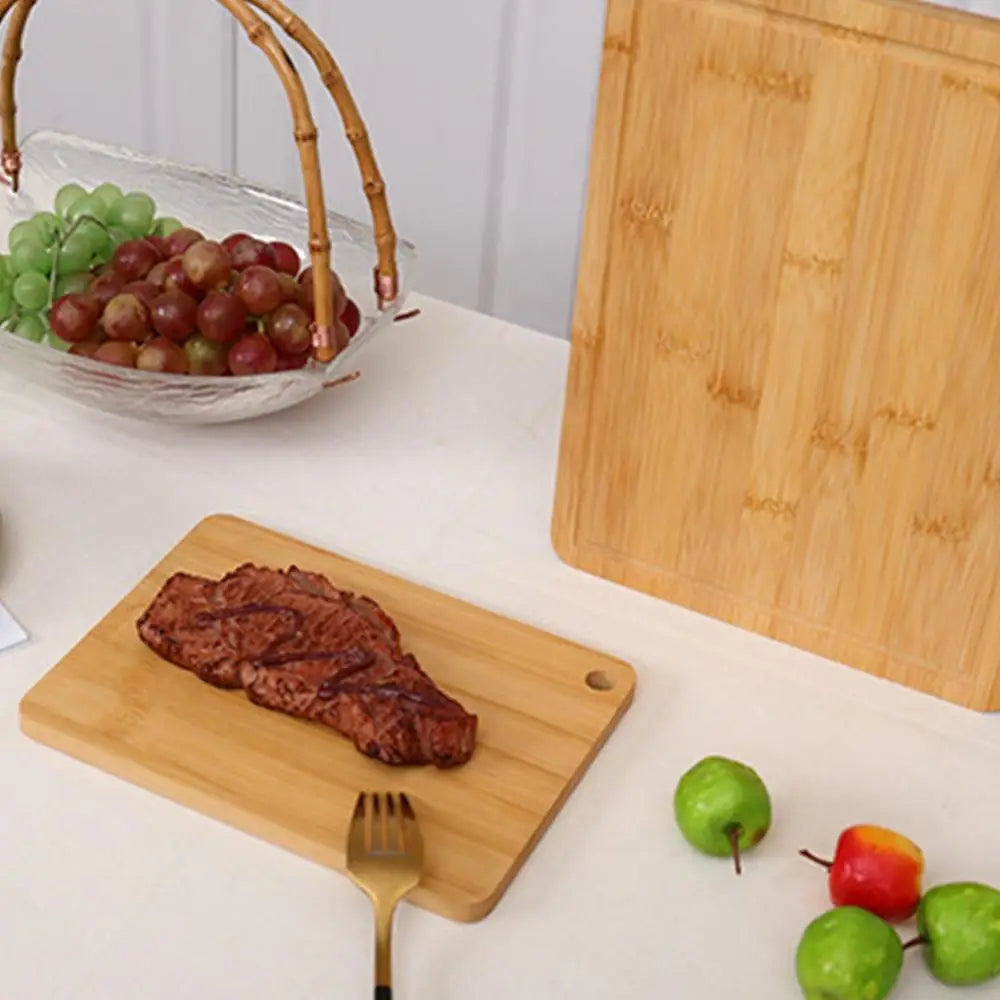 Purease Hangable Double-Sided Wooden Chopping & Serving Board