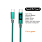 120W USB C to USB C Fast Charging Cable 6A PD Charger for iPhone Samsung