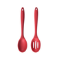 2PCS Silicone Cooking Spoon Set Long Handle Heat Resistant Kitchen Utensils