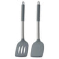 2PCS Silicone Spatula Set Stir Fry Turner Steak Flipper Kitchen Cooking Utensils