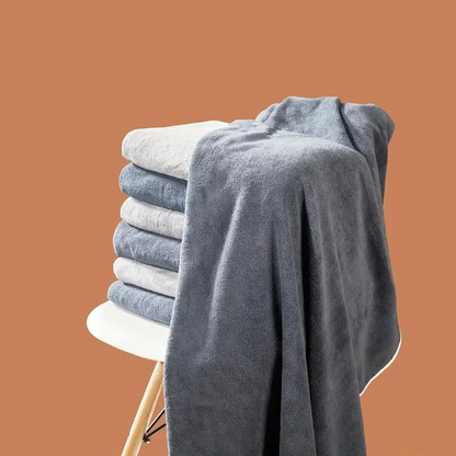 3 Pack Large Coral Velvet Bath Towels 70x140cm Soft Absorbent Quick Dry Bathroom