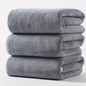 3 Pack Large Coral Velvet Bath Towels 70x140cm Soft Absorbent Quick Dry Bathroom