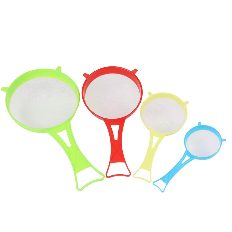 4-piece fine mesh strainer set for straining tea, juice, flour and soy milk – Purease