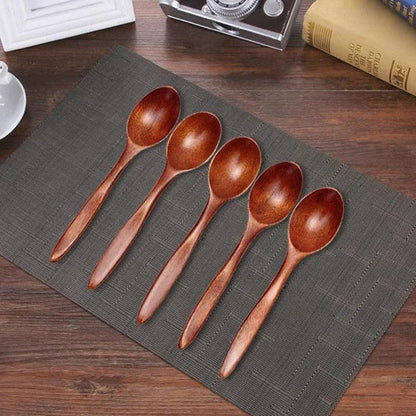 Purease Small Wooden Spoons Set – BPA Free Coffee Tea Dessert Spoons