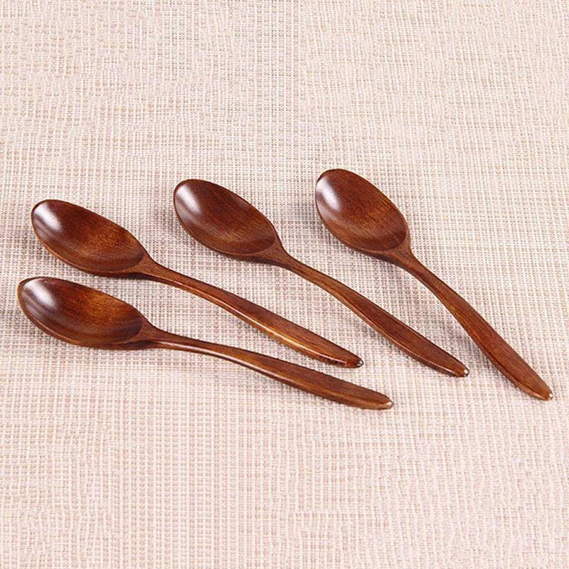 Purease Small Wooden Spoons Set – BPA Free Coffee Tea Dessert Spoons