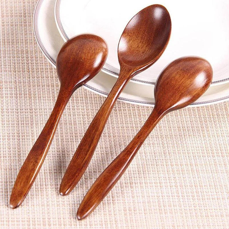 Purease Small Wooden Spoons Set – BPA Free Coffee Tea Dessert Spoons