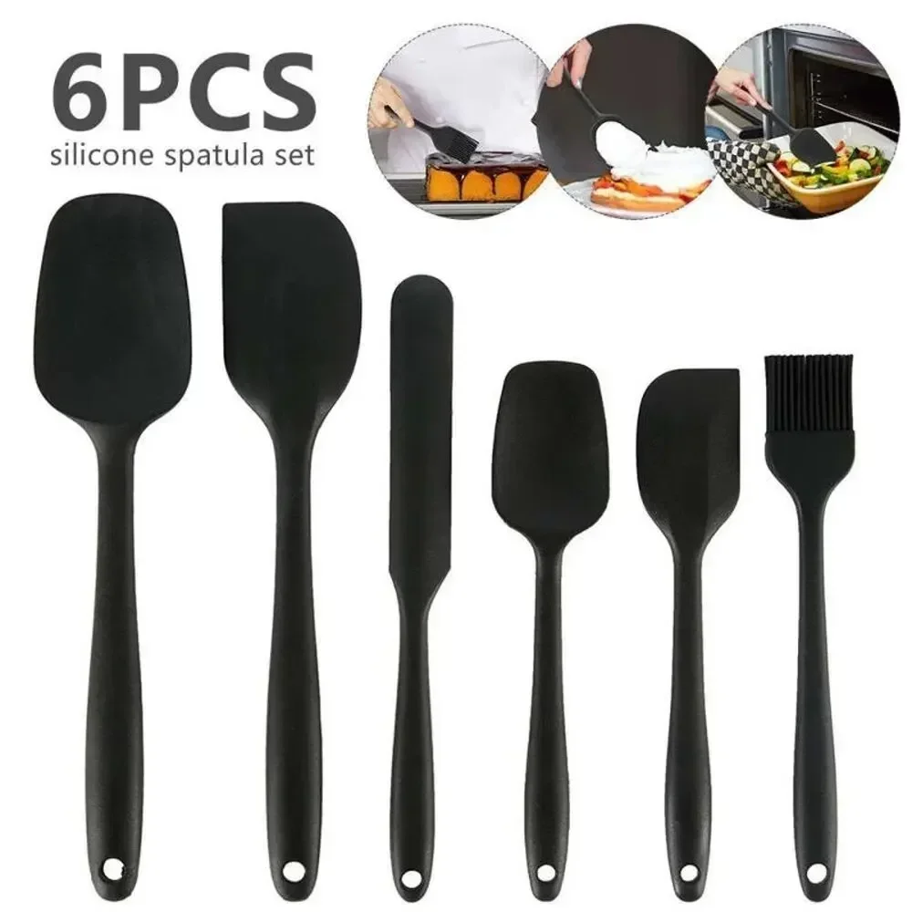 Purease 6-Piece Silicone Spatula Set – Non-Stick Cooking & Baking Utensils