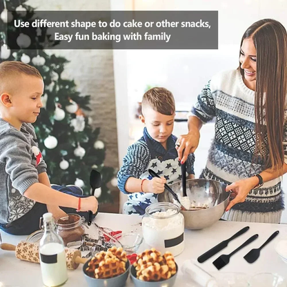 Purease 6-Piece Silicone Spatula Set – Non-Stick Cooking & Baking Utensils