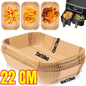 Non-stick disposable air fryer parchment paper liners in round and square shapes – Purease