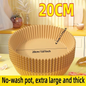 Non-stick disposable air fryer parchment paper liners in round and square shapes – Purease