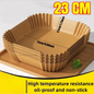 Non-stick disposable air fryer parchment paper liners in round and square shapes – Purease
