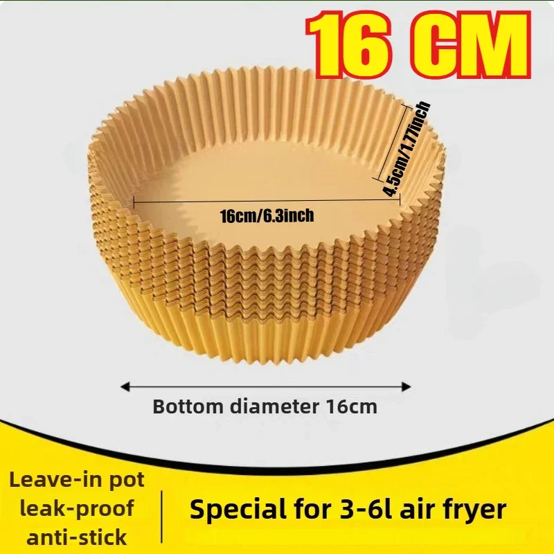 Non-stick disposable air fryer parchment paper liners in round and square shapes – Purease