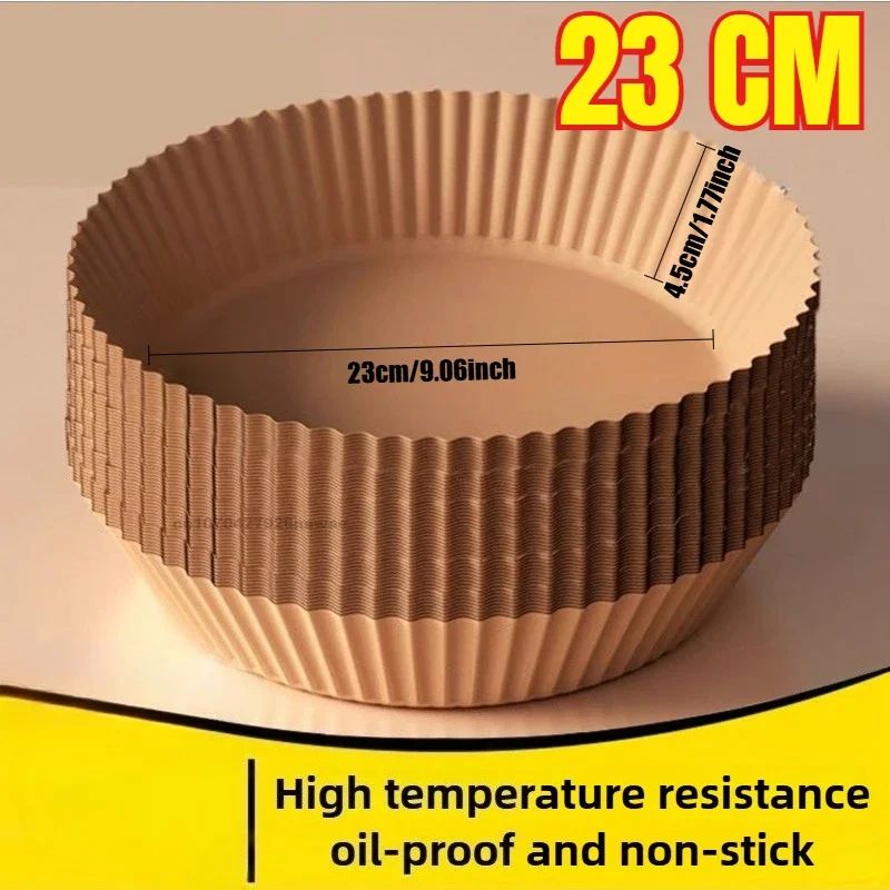 Non-stick disposable air fryer parchment paper liners in round and square shapes – Purease