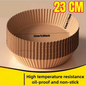 Non-stick disposable air fryer parchment paper liners in round and square shapes – Purease