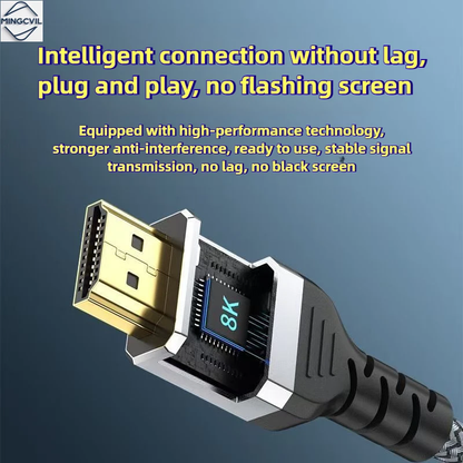 HDMI 2.1 Cable 8K 60Hz 4K 120Hz Ultra High Speed 48Gbps HDR TV PC 1-5M