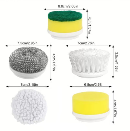 Purease Cordless Electric Spin Scrubber – Multi-Surface Cleaning Tool