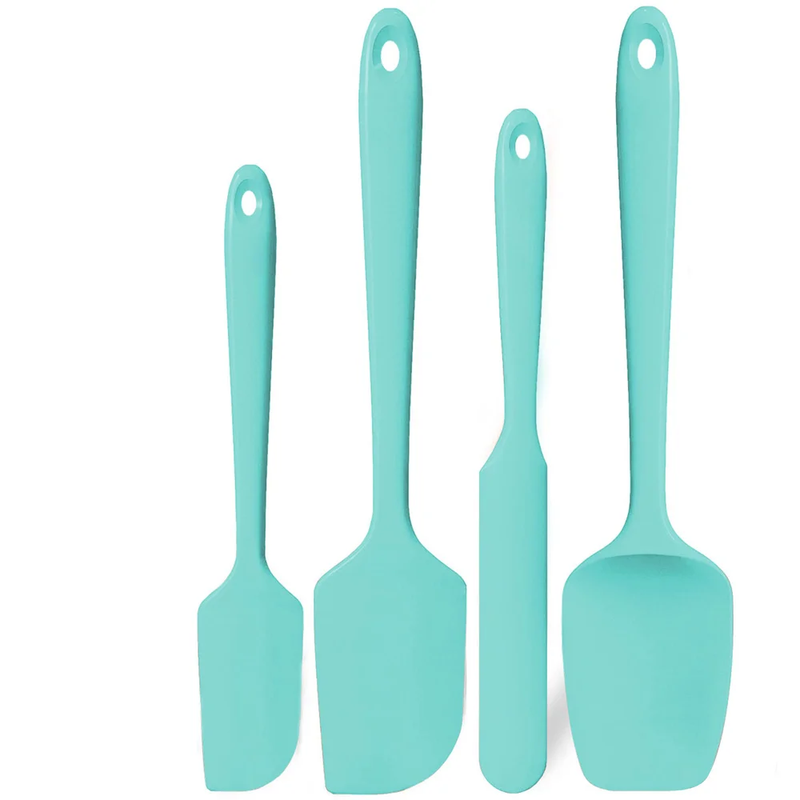 Silicone spatula set heat resistant to 600°F, non-stick safe kitchen and baking utensils – Purease