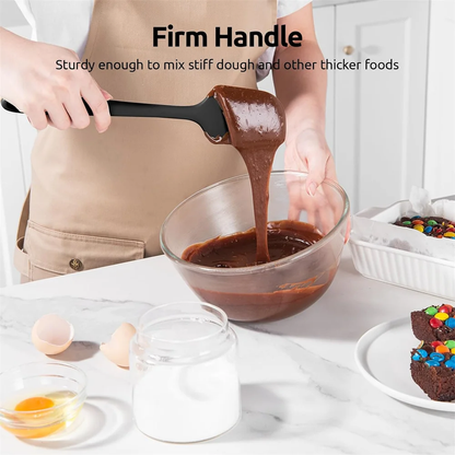 Silicone spatula set heat resistant to 600°F, non-stick safe kitchen and baking utensils – Purease
