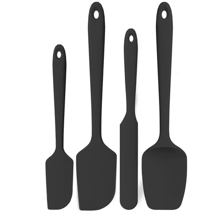 Silicone spatula set heat resistant to 600°F, non-stick safe kitchen and baking utensils – Purease