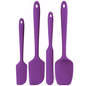 Silicone spatula set heat resistant to 600°F, non-stick safe kitchen and baking utensils – Purease