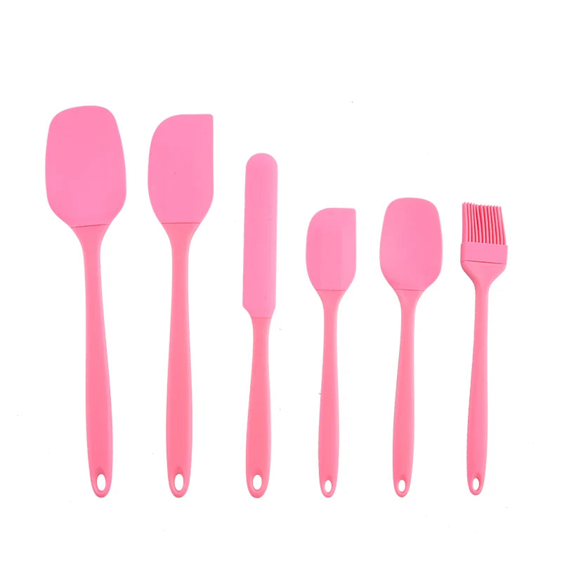 Purease 6-Piece Silicone Spatula Set – Non-Stick Cooking & Baking Utensils