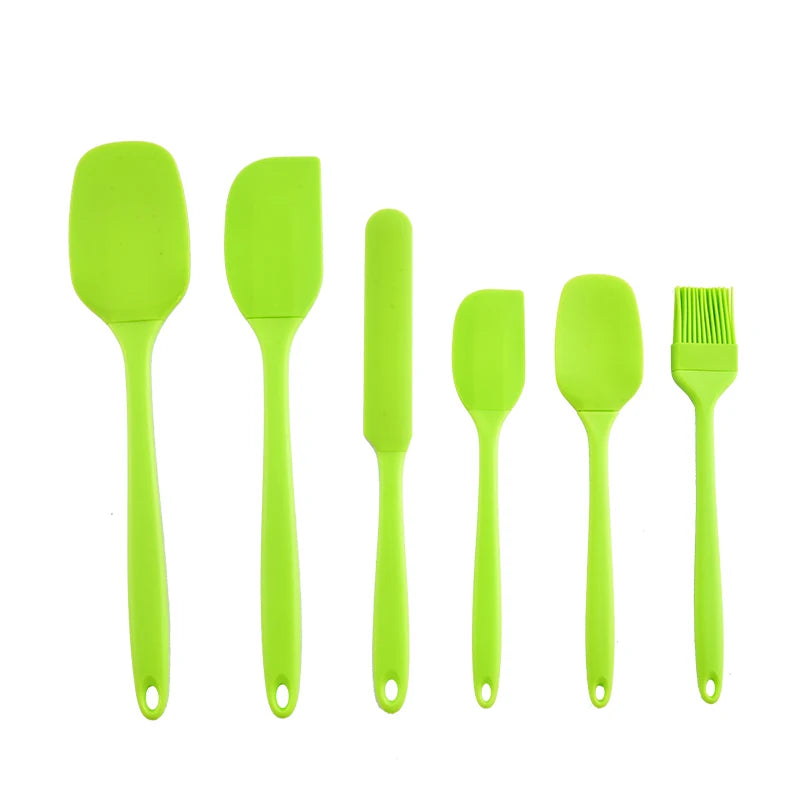 Purease 6-Piece Silicone Spatula Set – Non-Stick Cooking & Baking Utensils