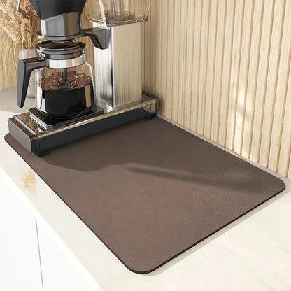 Purease Dish Drying Mat – Super Absorbent Non-Slip Kitchen Counter Pad