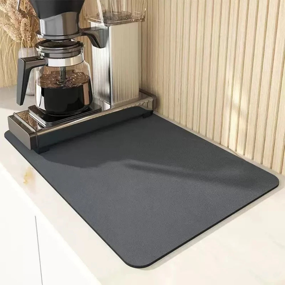 Purease Dish Drying Mat – Super Absorbent Non-Slip Kitchen Counter Pad