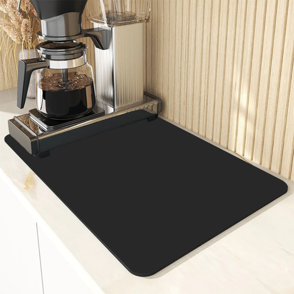 Purease Dish Drying Mat – Super Absorbent Non-Slip Kitchen Counter Pad