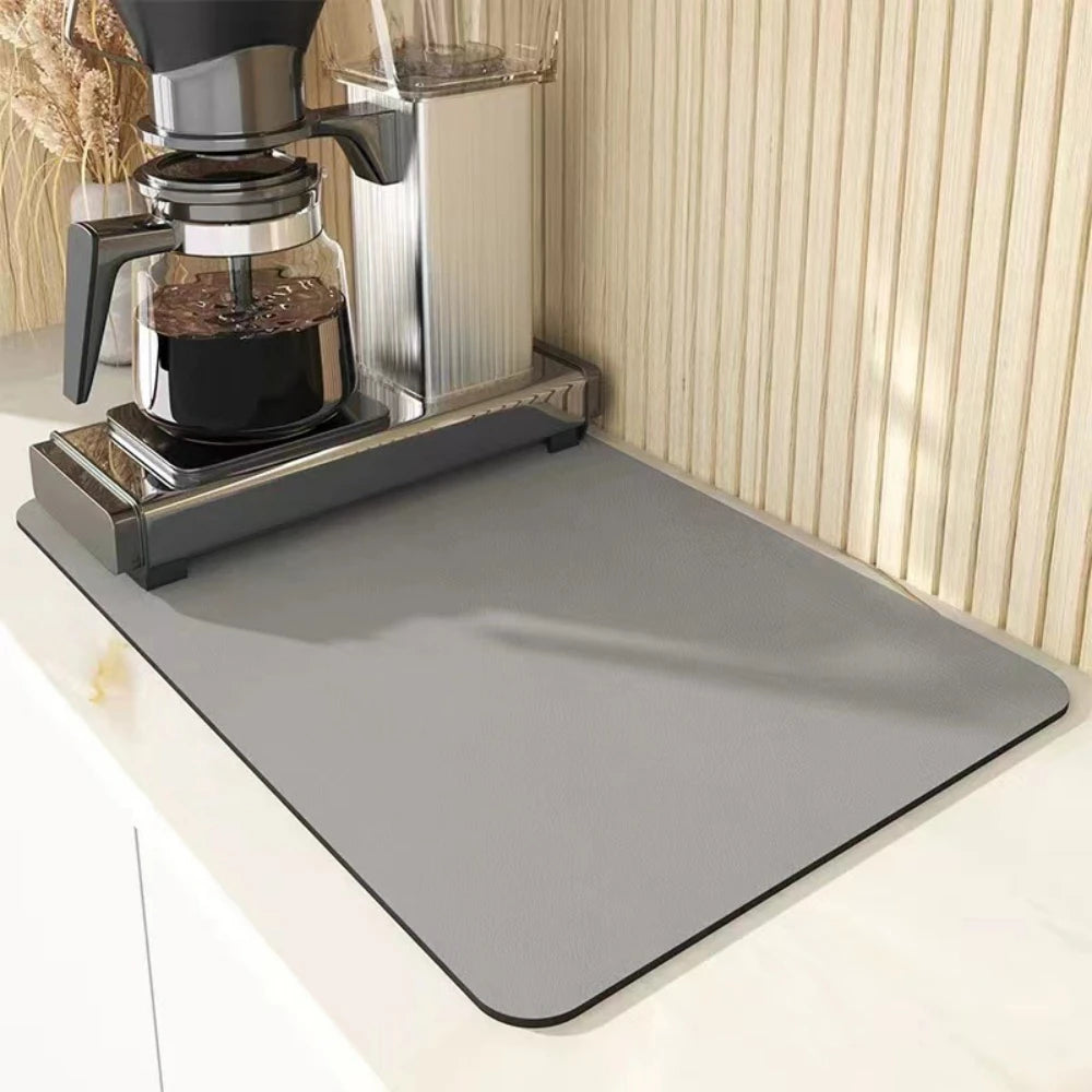 Purease Dish Drying Mat – Super Absorbent Non-Slip Kitchen Counter Pad
