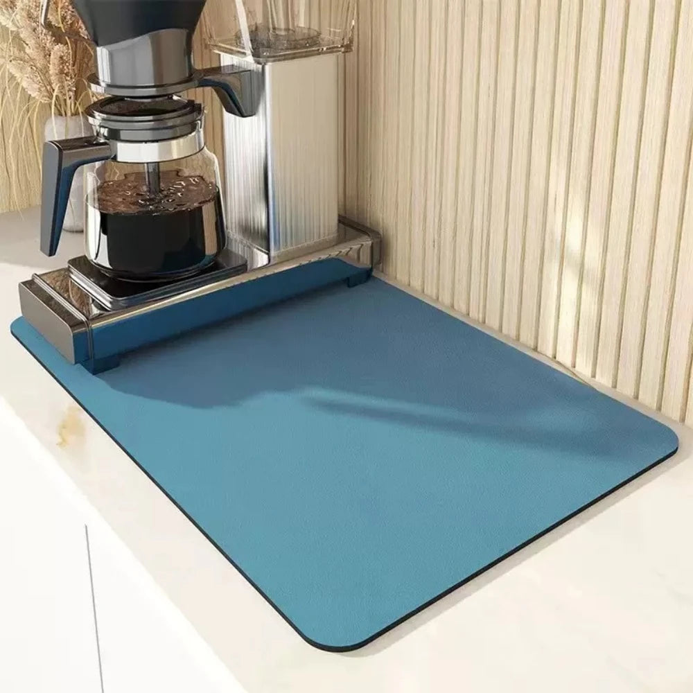 Purease Dish Drying Mat – Super Absorbent Non-Slip Kitchen Counter Pad