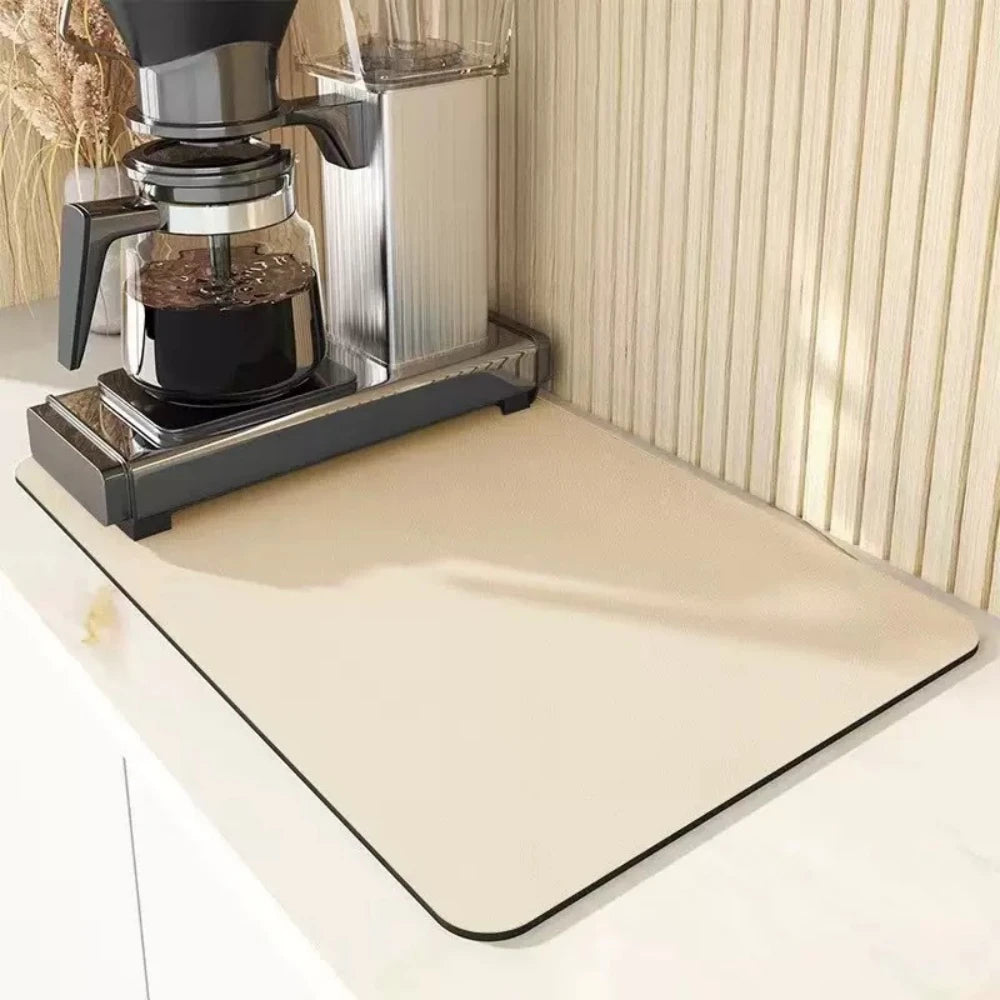 Purease Dish Drying Mat – Super Absorbent Non-Slip Kitchen Counter Pad