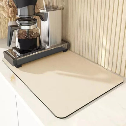Purease Dish Drying Mat – Super Absorbent Non-Slip Kitchen Counter Pad