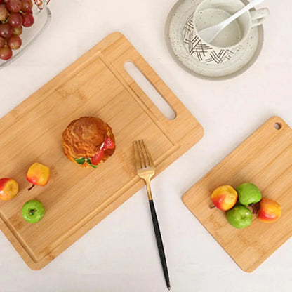Purease Hangable Double-Sided Wooden Chopping & Serving Board