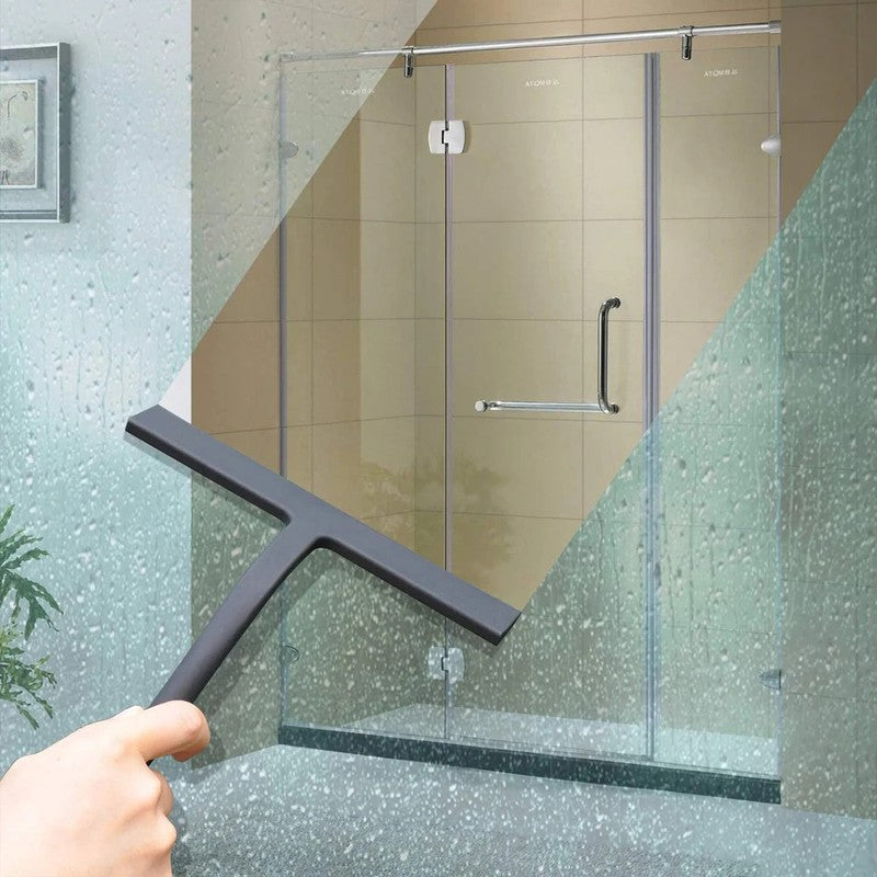 Shower Squeegee – Streak-Free Glass Cleaner with Wall Mount