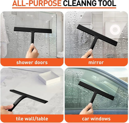 Shower Squeegee – Streak-Free Glass Cleaner with Wall Mount