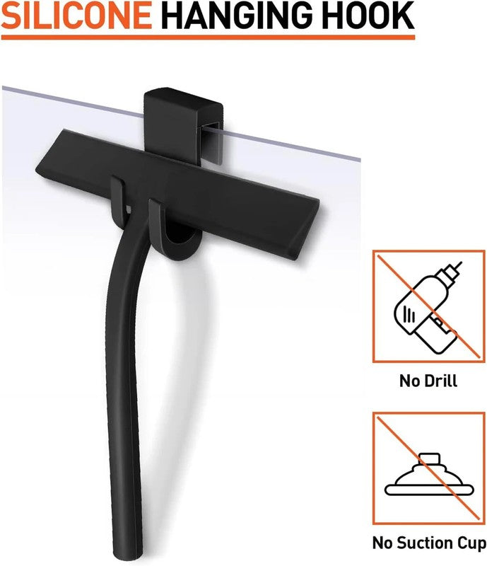 Shower Squeegee – Streak-Free Glass Cleaner with Wall Mount