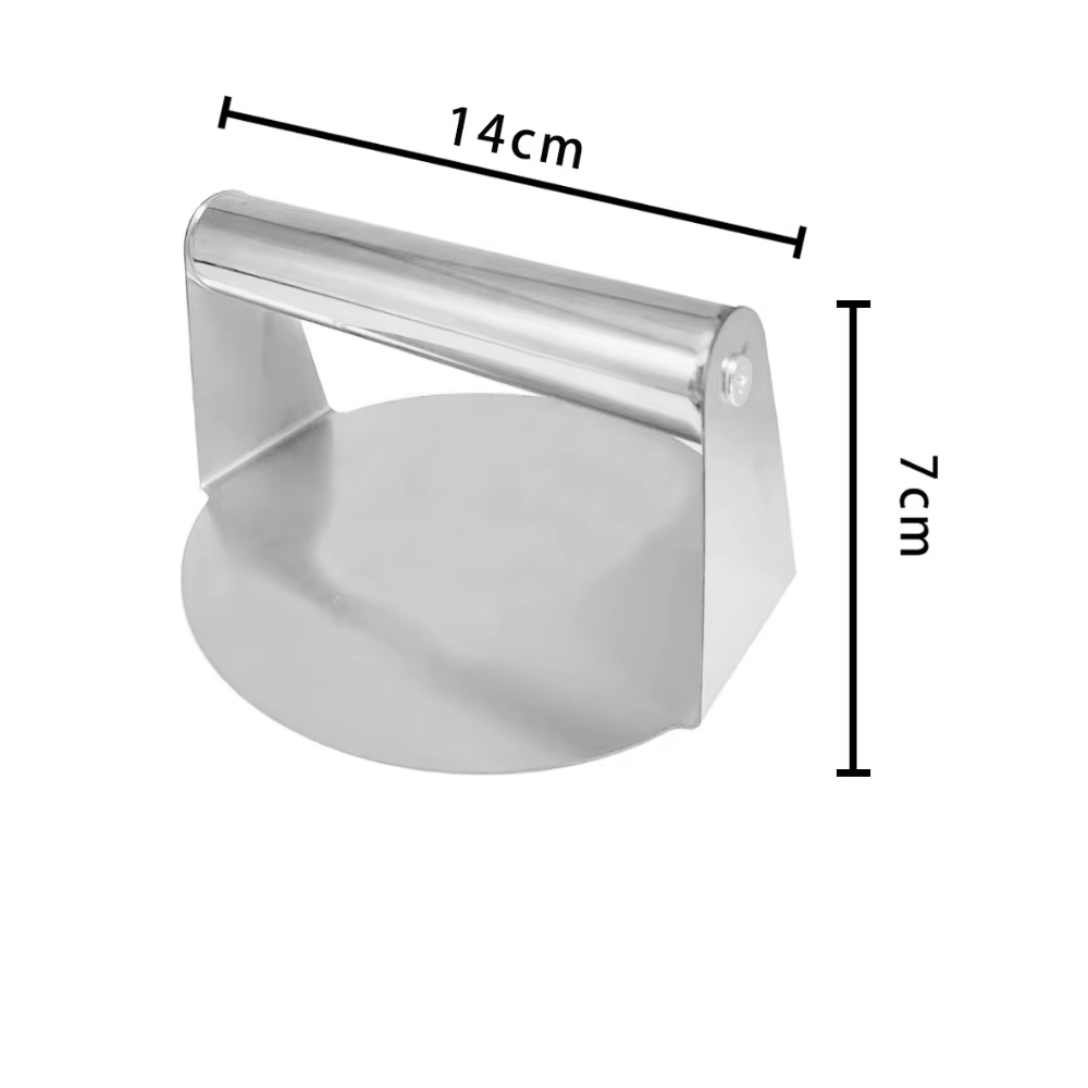 Purease Stainless Steel Smash Burger Press – Heavy Duty BBQ Patty Maker