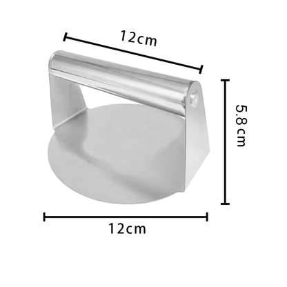 Purease Stainless Steel Smash Burger Press – Heavy Duty BBQ Patty Maker