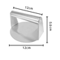 Purease Stainless Steel Smash Burger Press – Heavy Duty BBQ Patty Maker