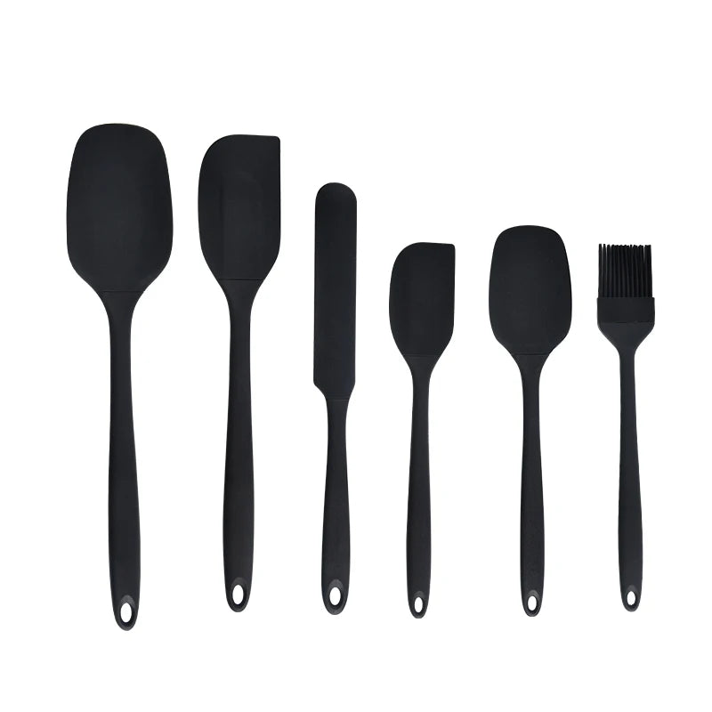 Purease 6-Piece Silicone Spatula Set – Non-Stick Cooking & Baking Utensils