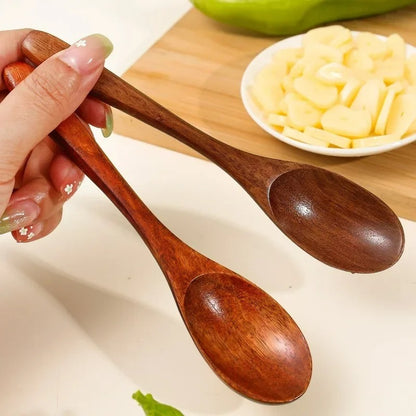 Natural Wooden Spoons – Nanmu Wood Kitchen Spoon Set (1–20 Piece)