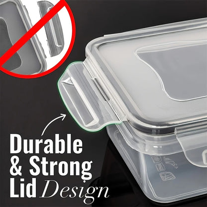 Clear Food Storage Containers Set – Airtight, Leakproof & Microwave Safe