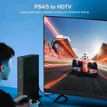 Purease HDMI 2.0 Cable 4K 60Hz Right Angle 90° 270° – PS5 Xbox PC TV