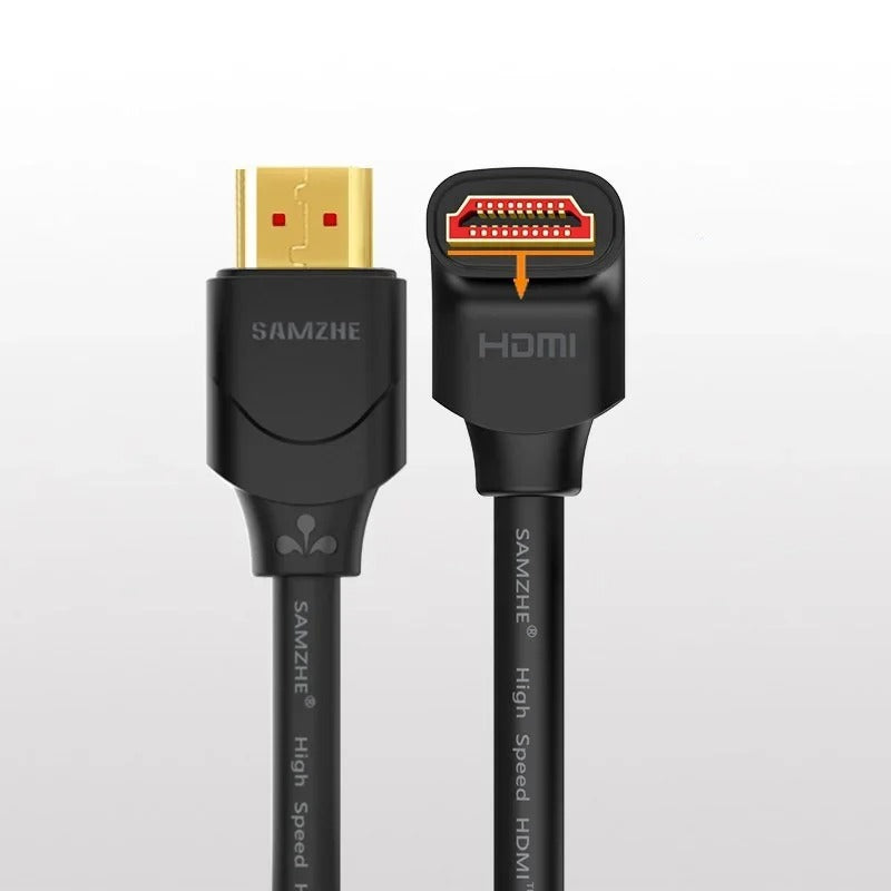 Purease HDMI 2.0 Cable 4K 60Hz Right Angle 90° 270° – PS5 Xbox PC TV