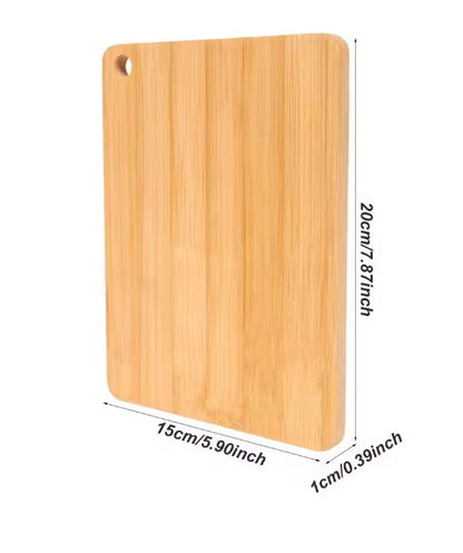 Purease Hangable Double-Sided Wooden Chopping & Serving Board