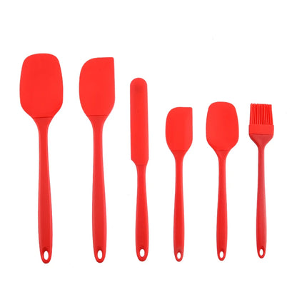 Purease 6-Piece Silicone Spatula Set – Non-Stick Cooking & Baking Utensils